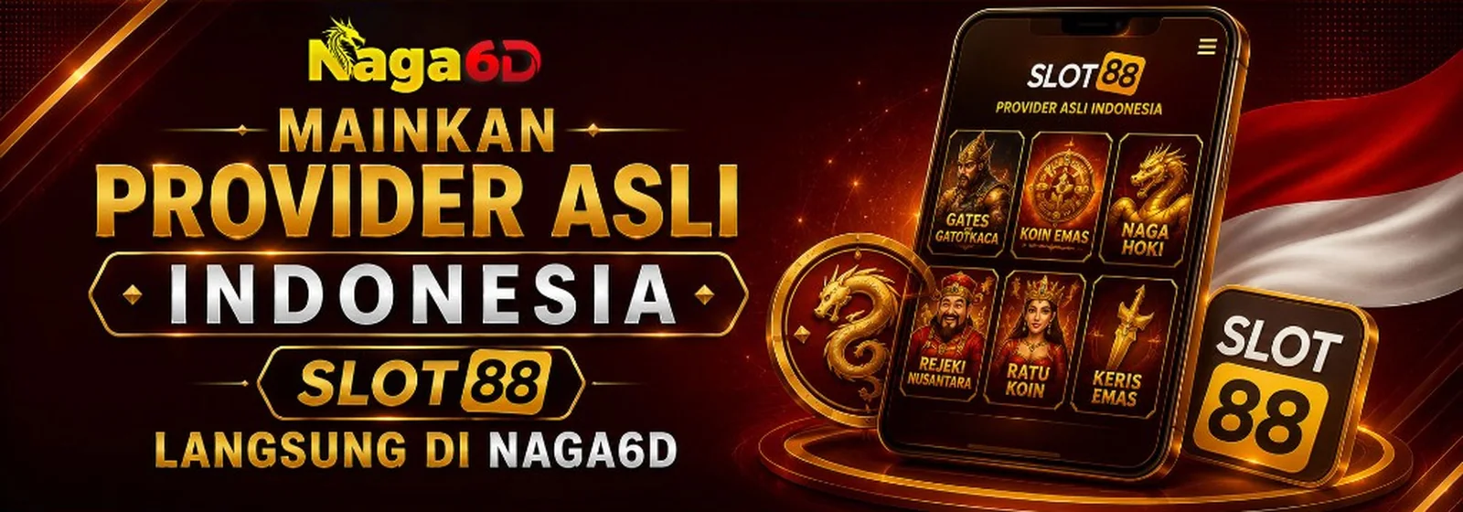 NAGA6D mainkan provider asli Indonesia Slot88